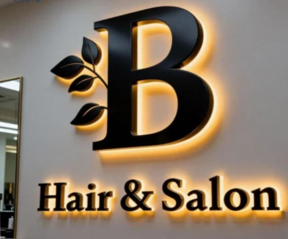 Barbershop, Salon and Spa 3D sgns — photo 5