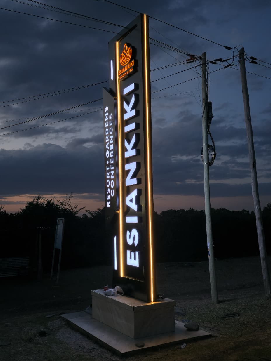 Pylon sign, monument sign, totem signs Kenya