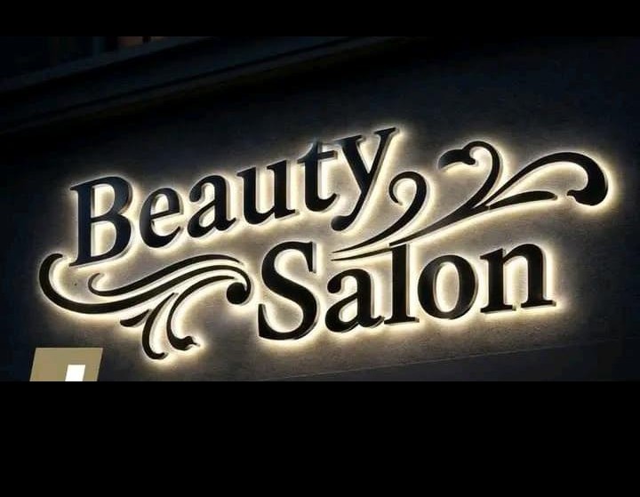 Barbershop, Salon and Spa 3D sgns